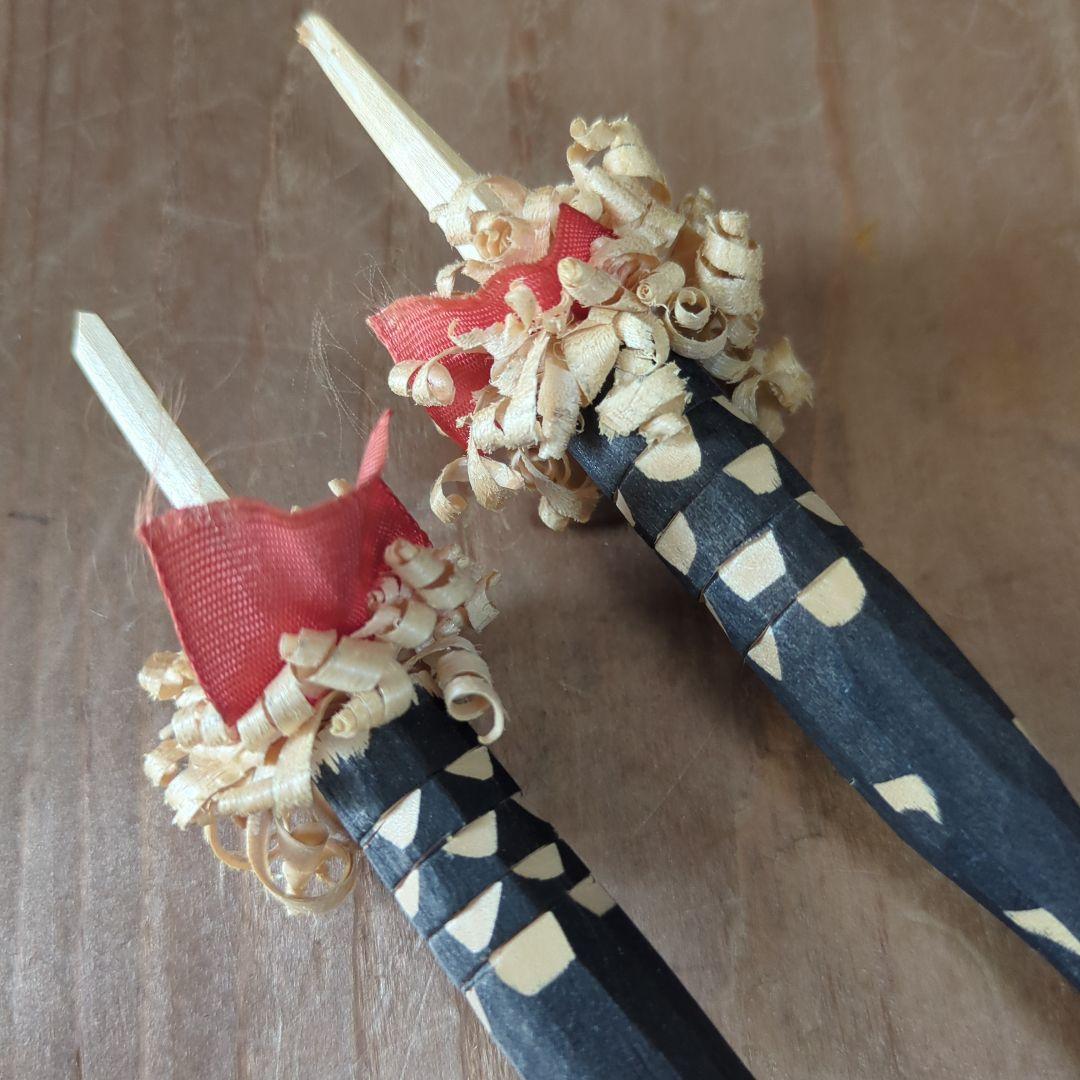 アイヌ民族　花矢　祭具　 2本セット