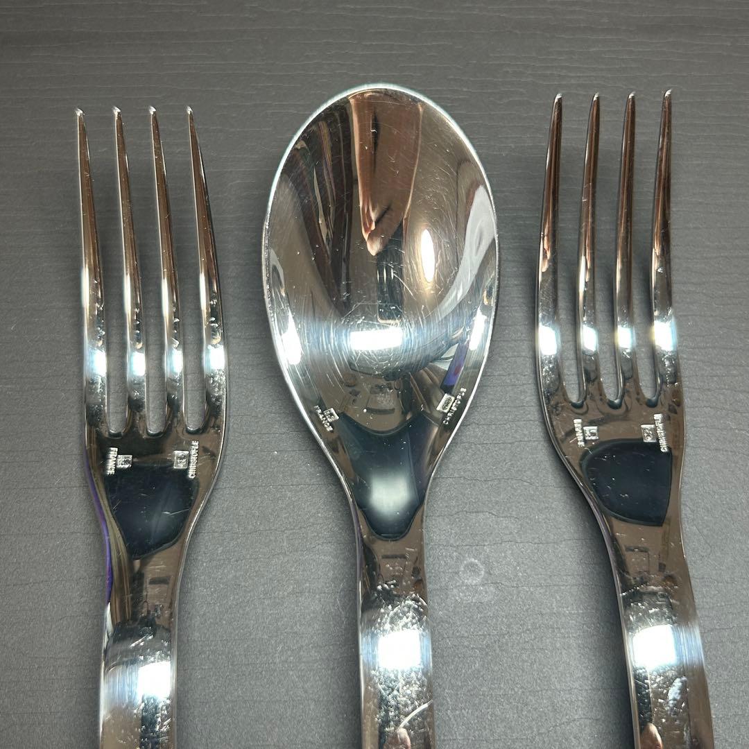 クリストフル　カトラリー　シルバーコーティング　スプーン＆フォーク　ムード?3本