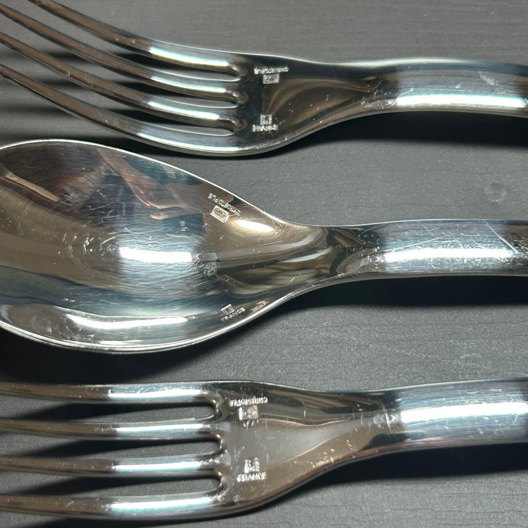 クリストフル　カトラリー　シルバーコーティング　スプーン＆フォーク　ムード?3本