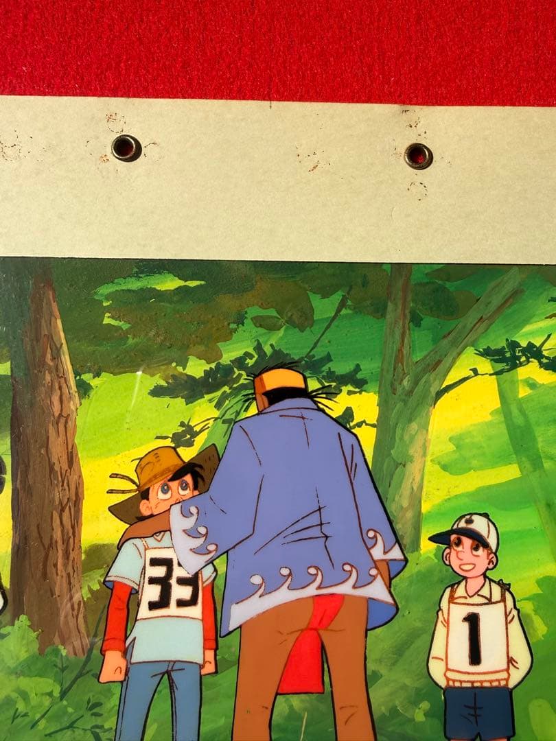 釣りキチ三平 オリジナルセル画10枚 当時物