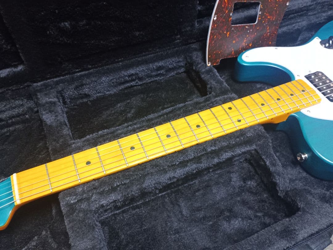 h*5様 テレキャスター 2ハム ピックガード2枚 フルラッカー塗装セミハードケ