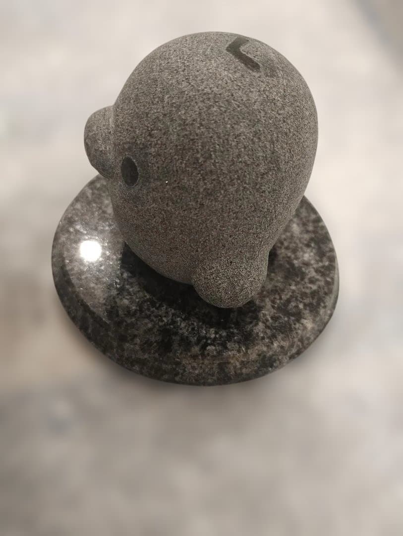 受注品 レア 数量限定 天然みかげ石スタチュー キイロイトリ