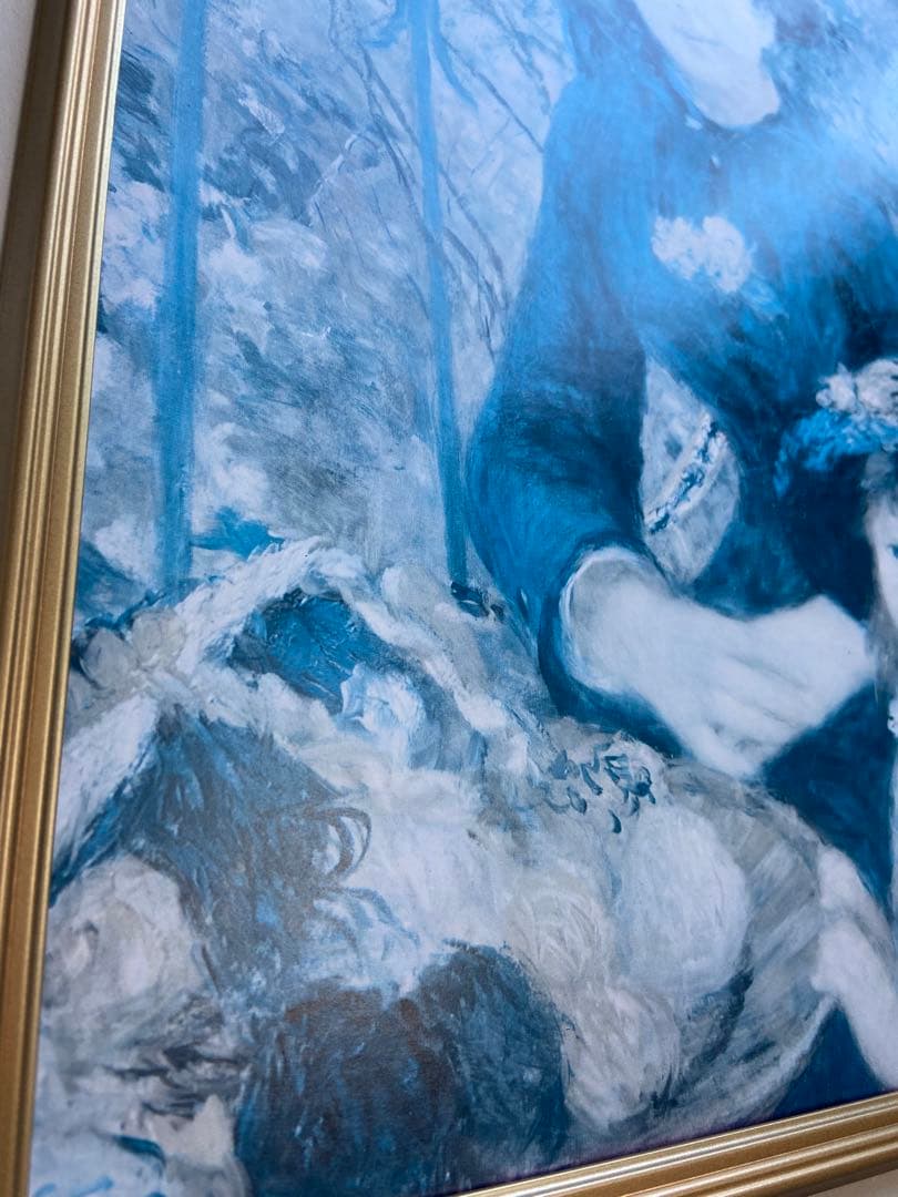 高級輸入美術複製画 ルノワール 《 二人の姉妹 －テラスにて－ 》