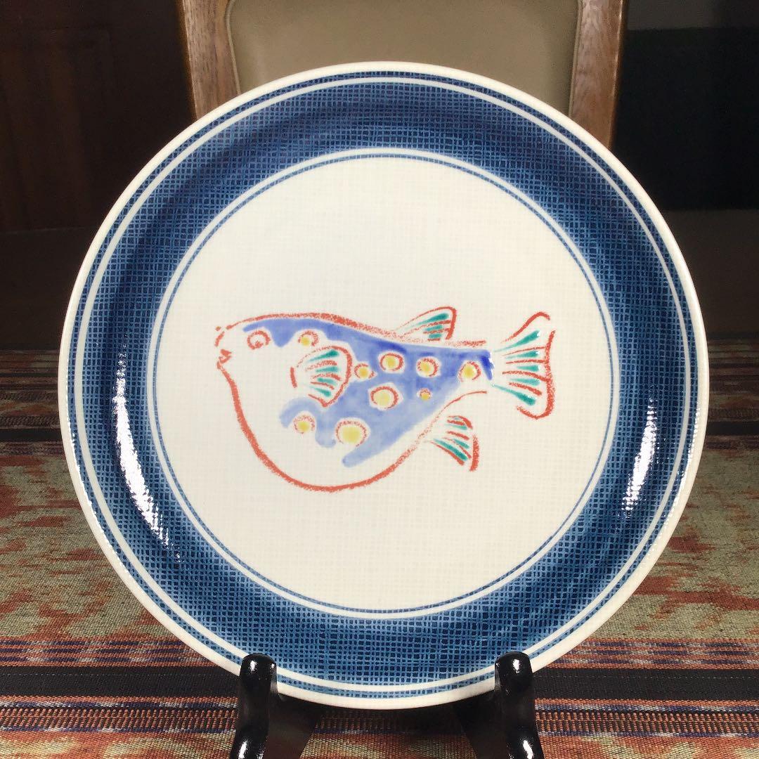 九谷焼　秋月　大きめ　中皿　5種5枚