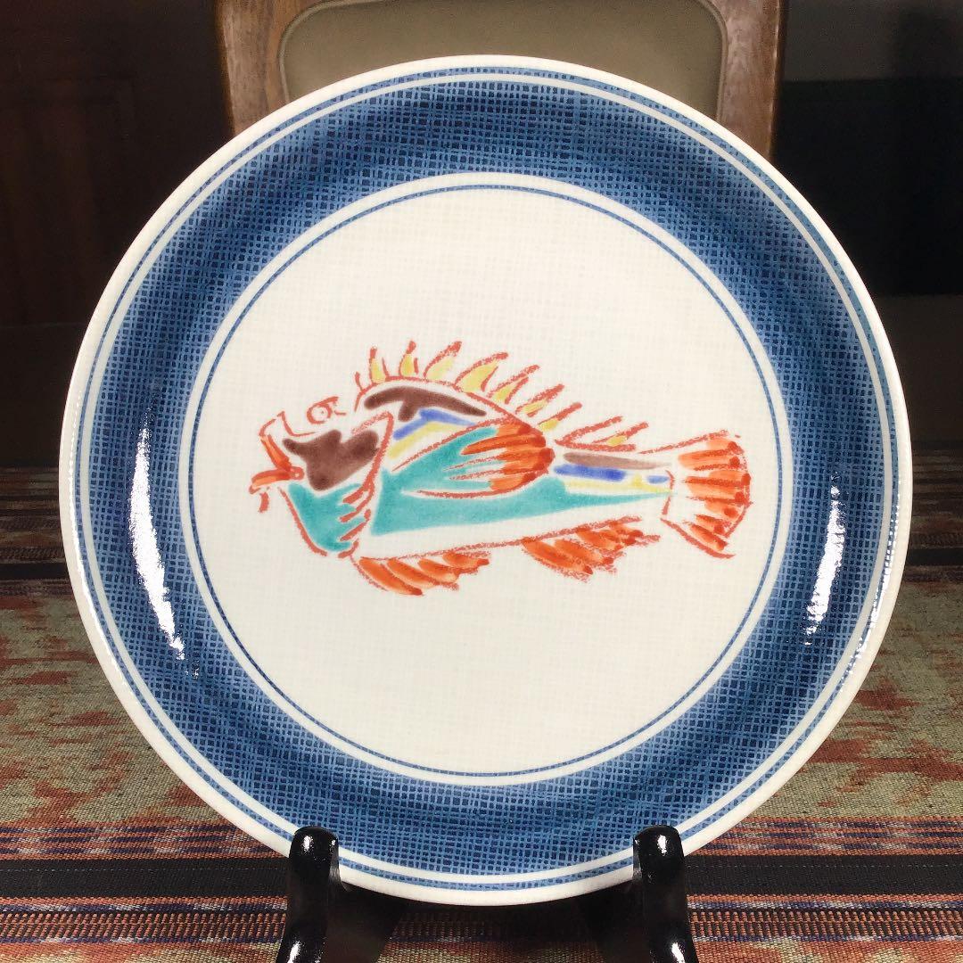 九谷焼　秋月　大きめ　中皿　5種5枚