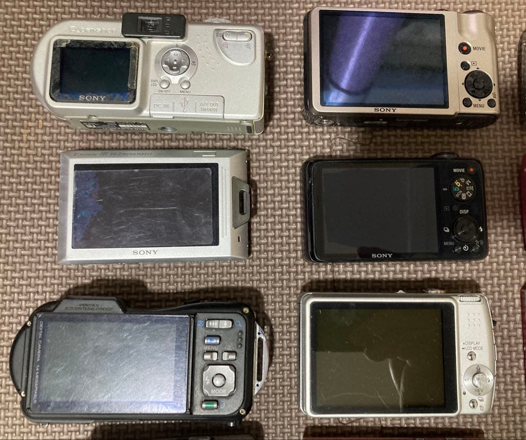 デジカメ22台まとめ売り　※動作未確認