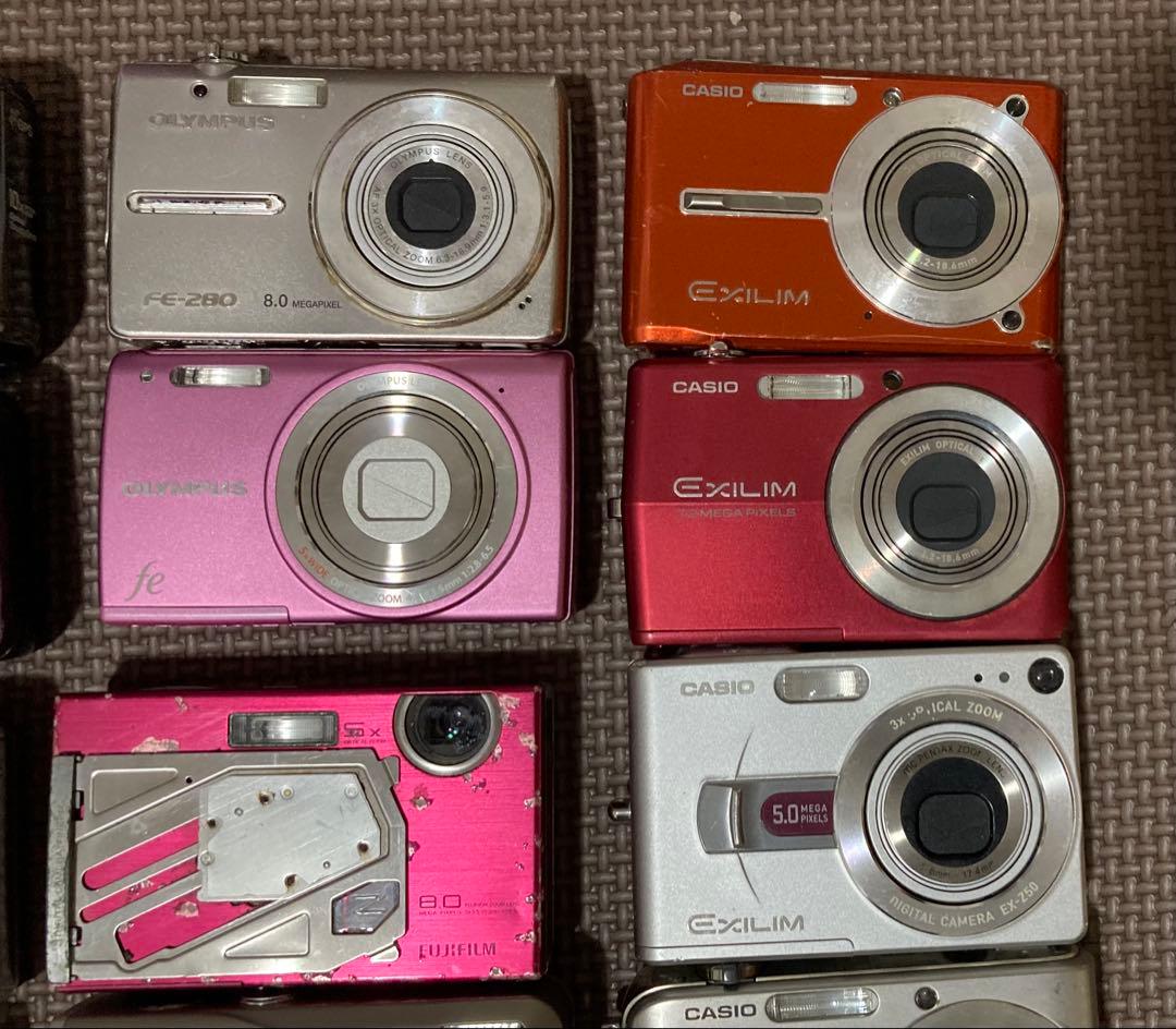 デジカメ22台まとめ売り　※動作未確認