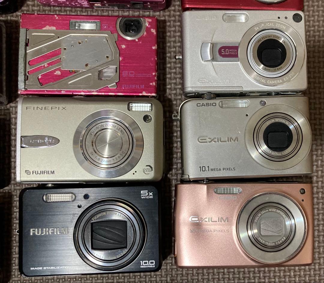 デジカメ22台まとめ売り　※動作未確認