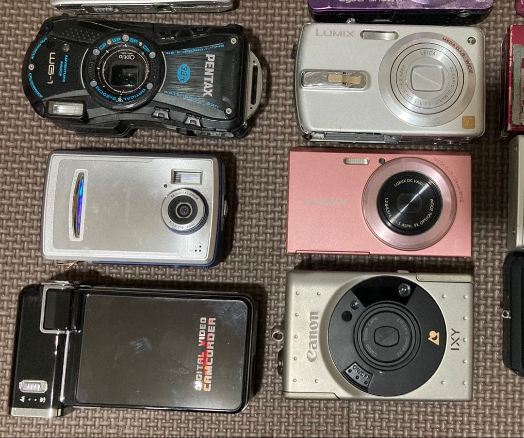 デジカメ22台まとめ売り　※動作未確認