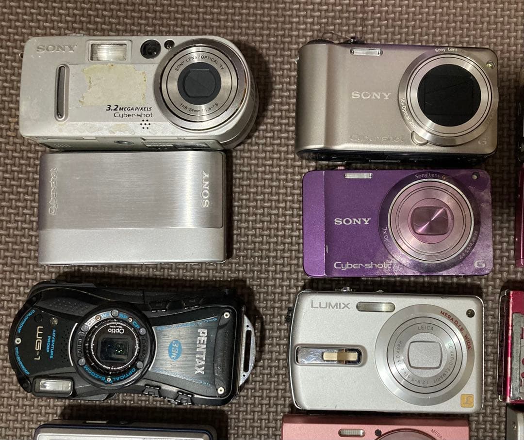 デジカメ22台まとめ売り　※動作未確認