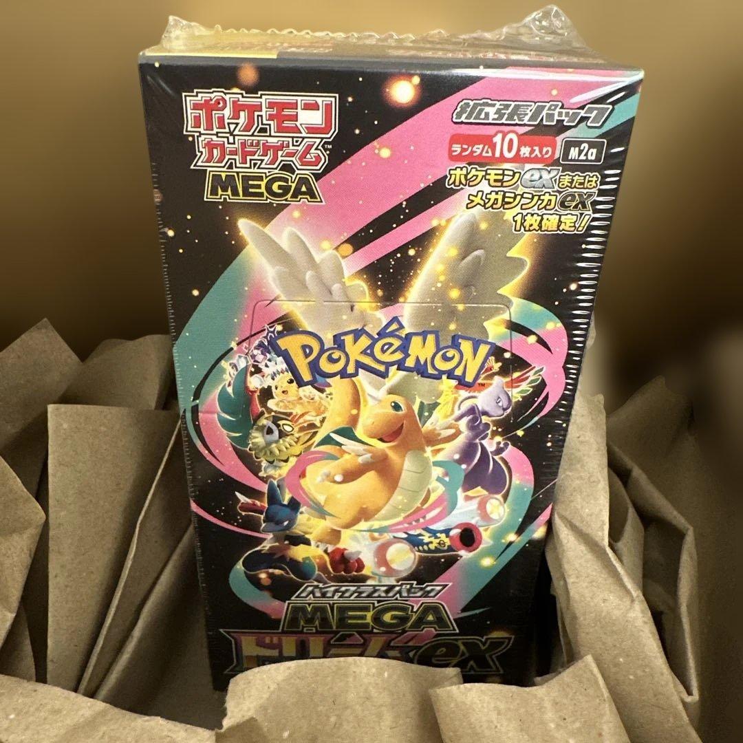 ポケモンカード　メガドリームex シュリンク付き　4ボックス