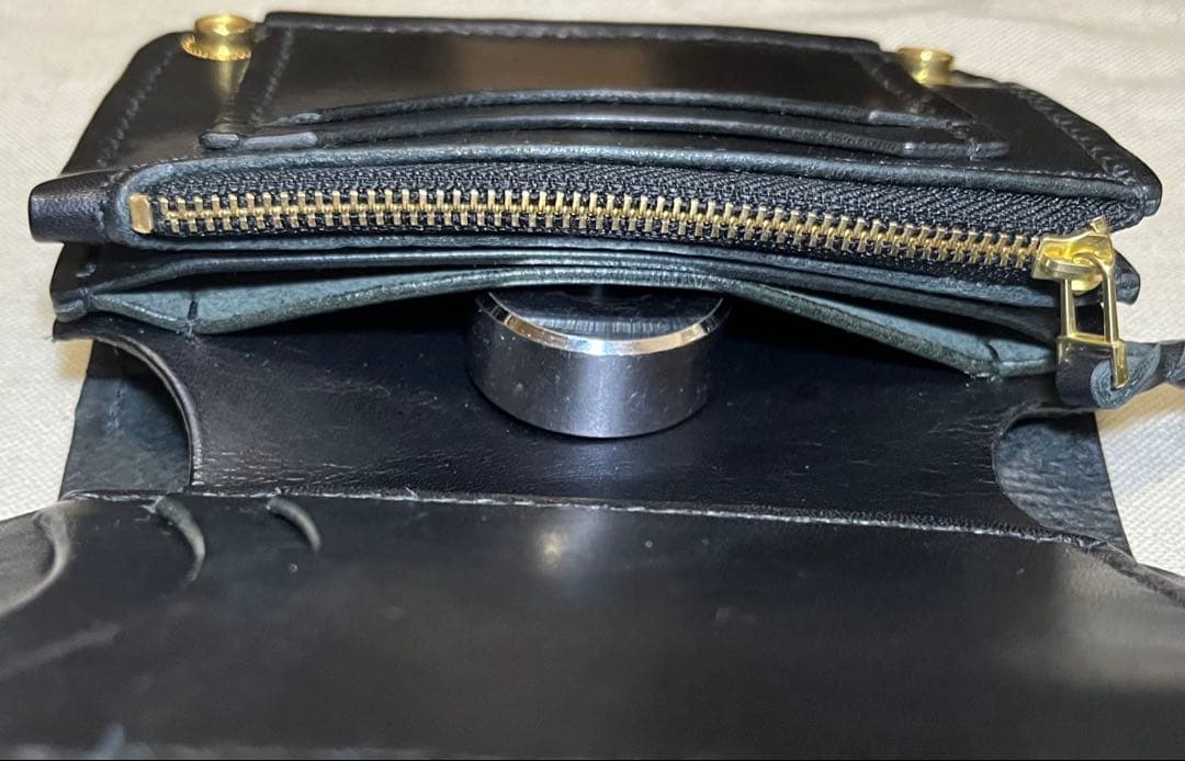 ミドル トラッカーウォレット 姫路レザー タンニン鞣し