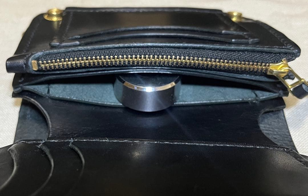 ミドル トラッカーウォレット 姫路レザー タンニン鞣し