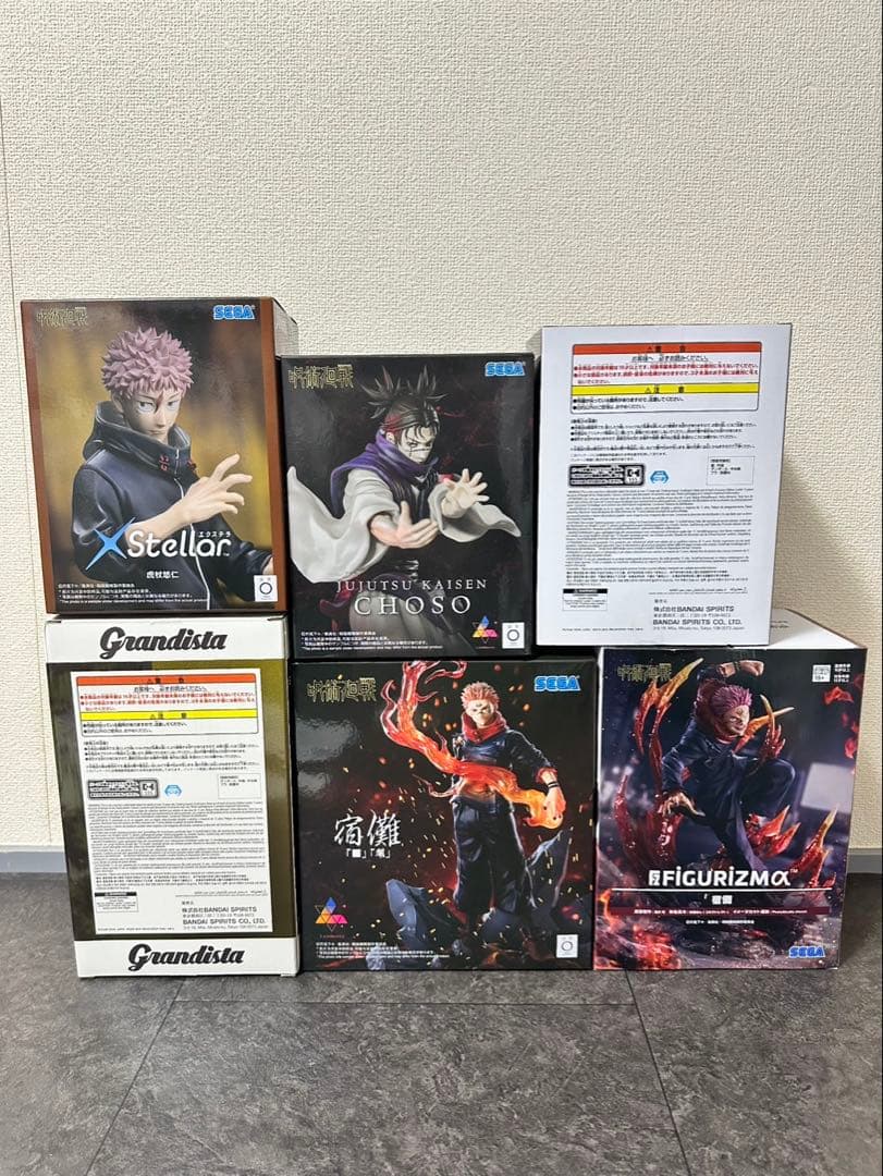 最新含む　呪術廻戦 フィギュア 6点 セット 虎杖 宿儺 羂索 脹相 禪院直哉