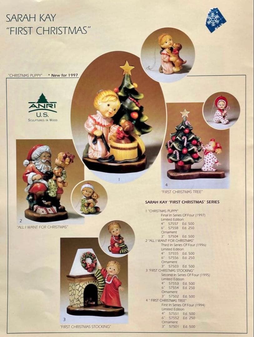 【J様ご確認】アンリ人形ANRI 10㎝✰⋆ 【Christmas Puppy】