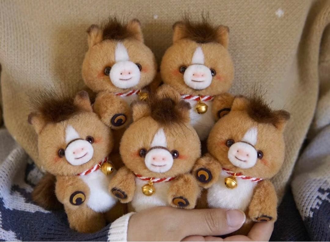 茶色のお馬さん アーティストベア 海外作家様 ハンドメイド ぬいぐるみ