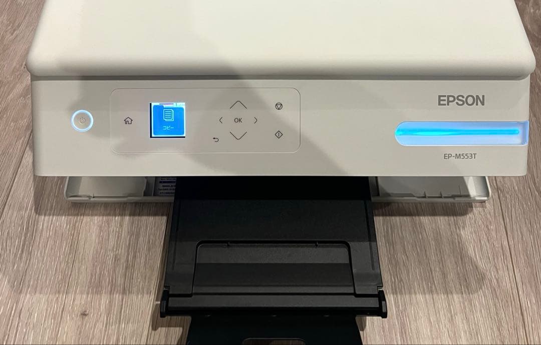 【極美品】EPSONプリンター EP-553T 総印刷枚数111枚