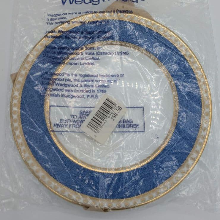 【新品/未使用】ウェッジウッド　ユーランダーパウダーブルー　17.5cm皿　2枚