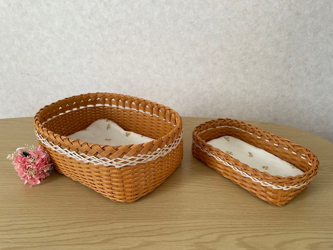 オーダー専用ページ クラフトバンドで作ったバスケットかご