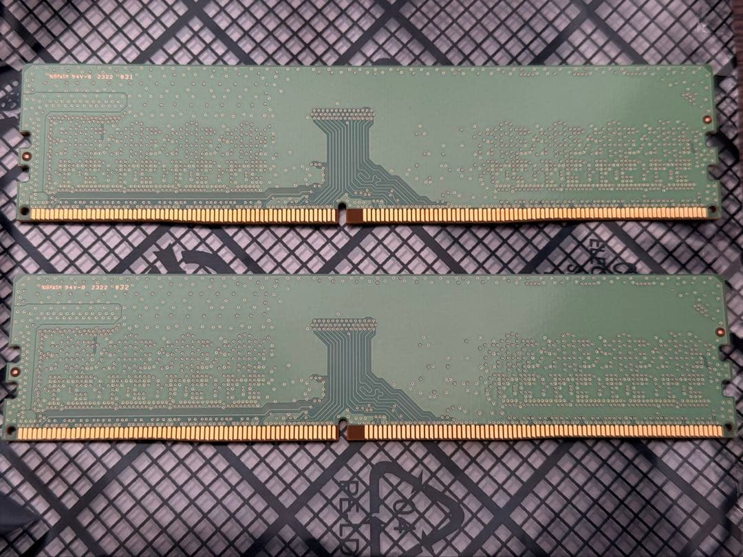 【デスクトップ用メモリ】 SAMSUNG DDR4-3200 8GB 2本 PC