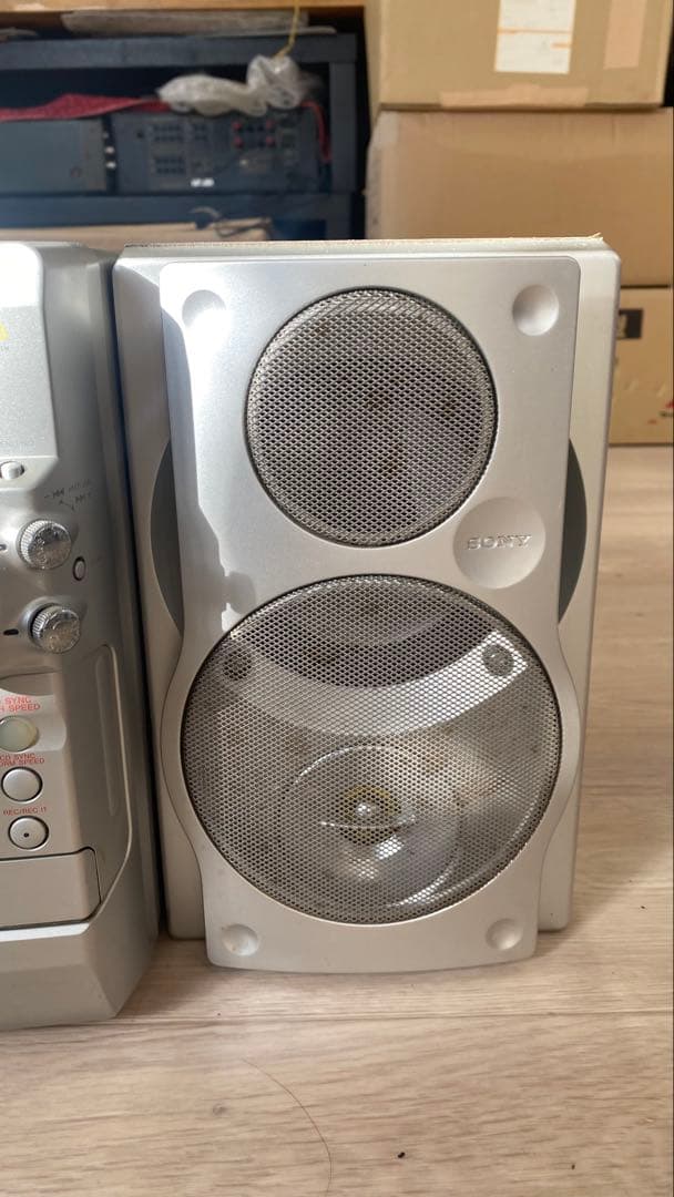 完動品/希少】SONY MD/CD コンポ CMT-PX5 3CDチェンジャー