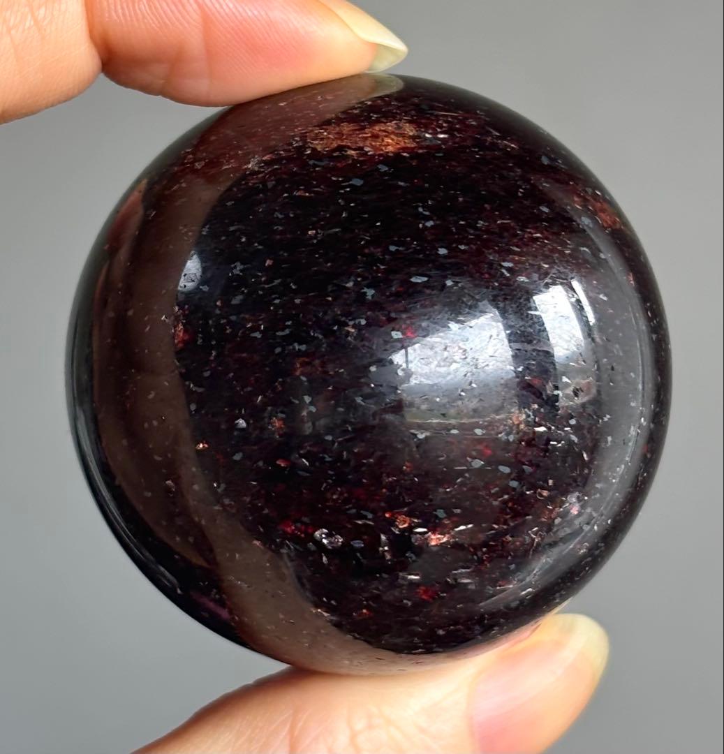高品質　ガーネットマイカ　スフィア　キラキラ
