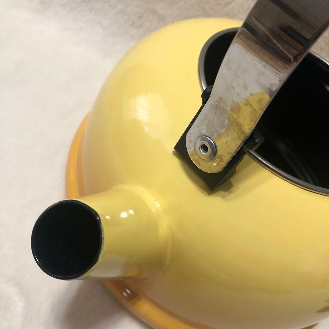 未使用 ル・クルーゼ 生産終了品 1.6L イエロー ケトル やかん 廃盤