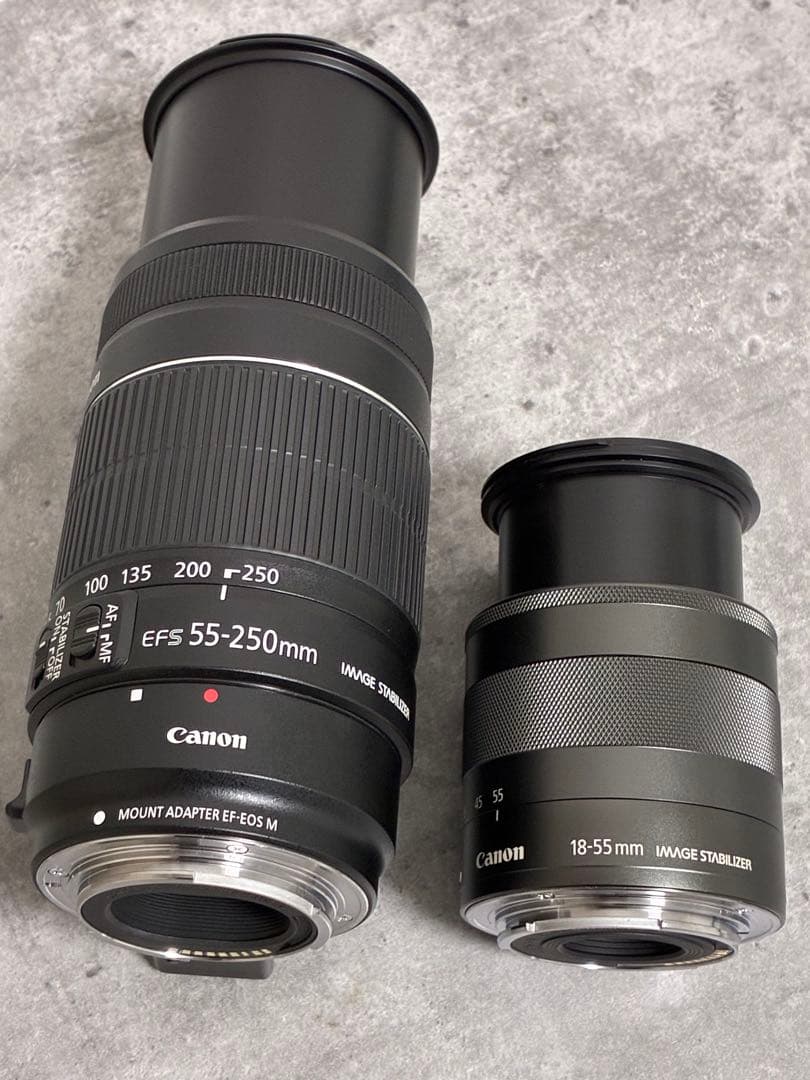 ⭐️美品⭐️キャノン Canon EOS M6 ブラック &ダブルズームレンズセット