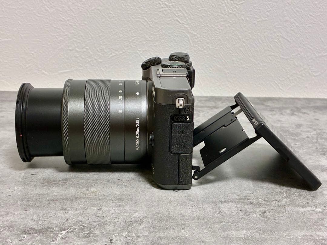 ⭐️美品⭐️キャノン Canon EOS M6 ブラック &ダブルズームレンズセット