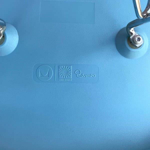 ハーマンミラー　イームズ　サイドシェルチェア　プラスチック　eams ブルー