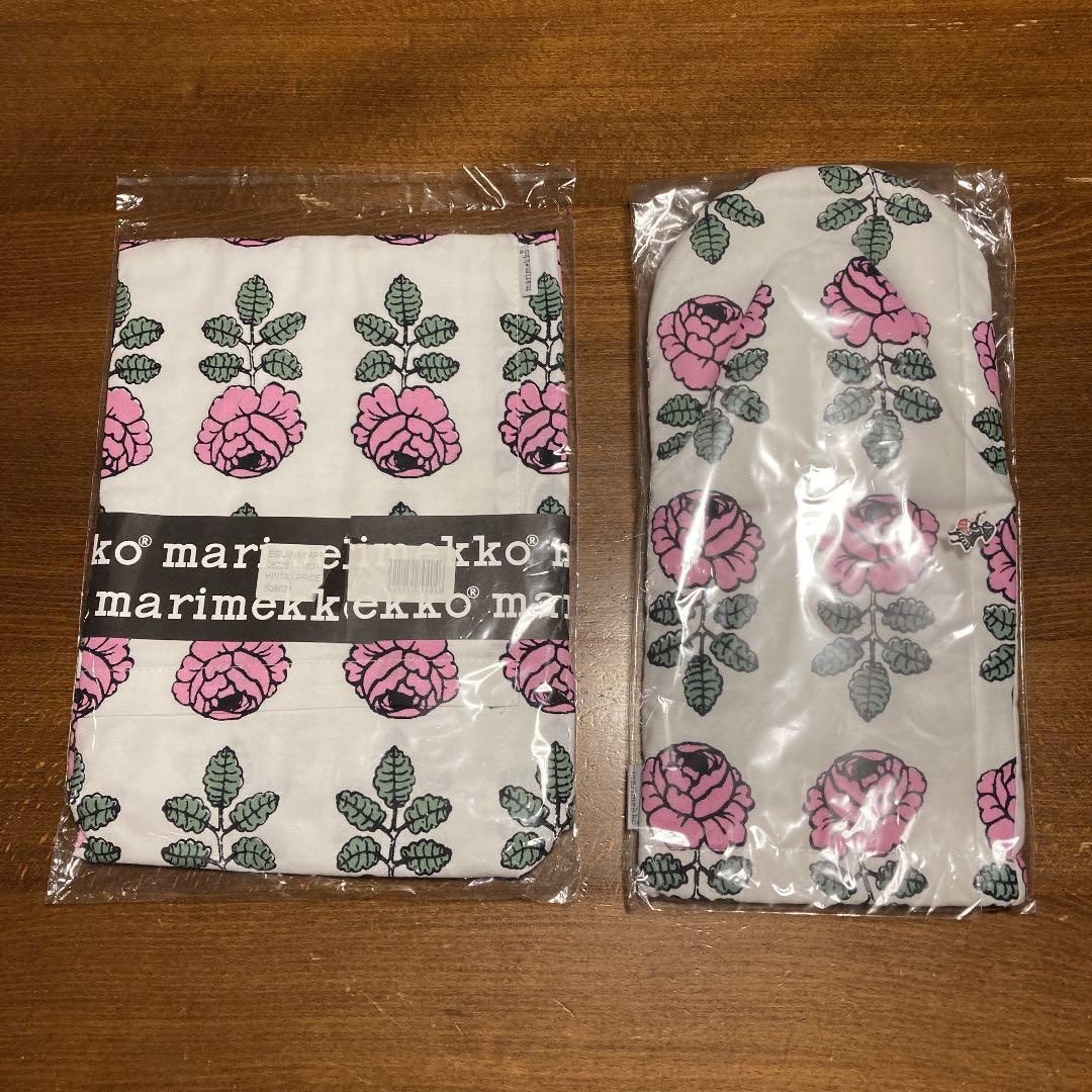 マリメッコ ヴィヒキルース　　　　　　エプロン、ミトンセット