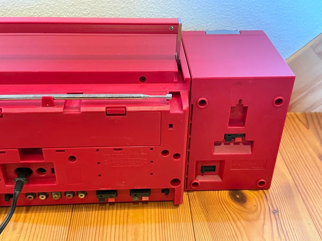 National RX-C45 ナショナル　ラジカセ　赤色　レッド