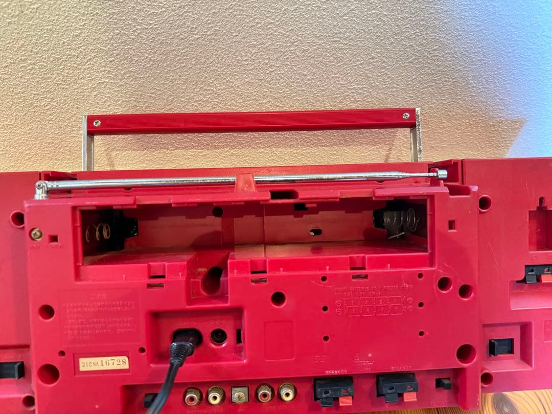 National RX-C45 ナショナル　ラジカセ　赤色　レッド