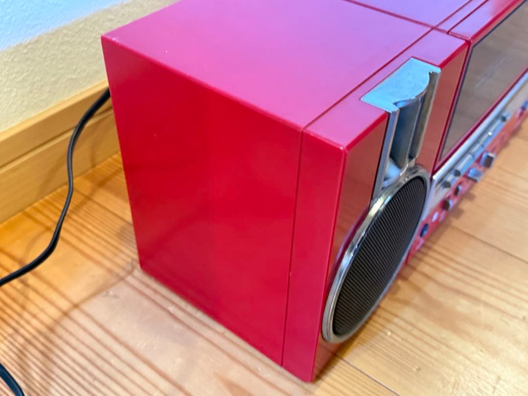 National RX-C45 ナショナル　ラジカセ　赤色　レッド