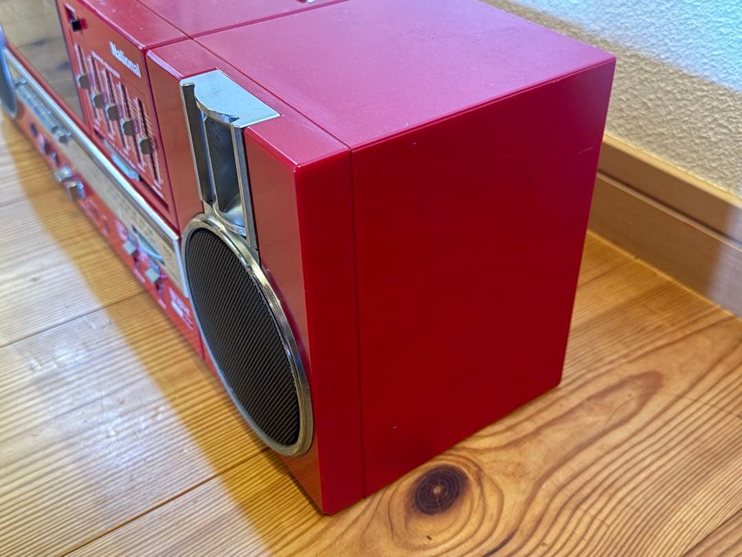 National RX-C45 ナショナル　ラジカセ　赤色　レッド