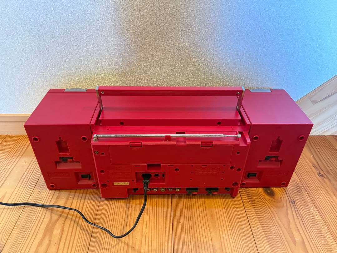 National RX-C45 ナショナル　ラジカセ　赤色　レッド