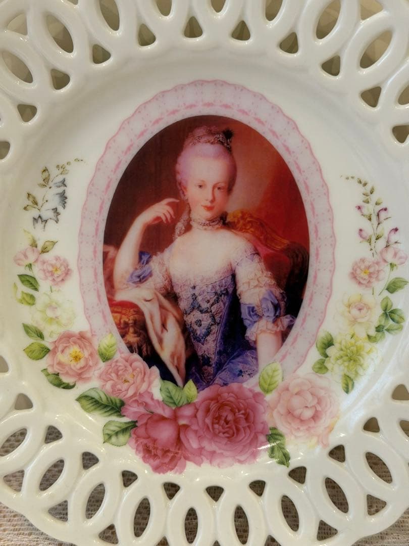 【ロココ調】マリー装飾プレート21cm