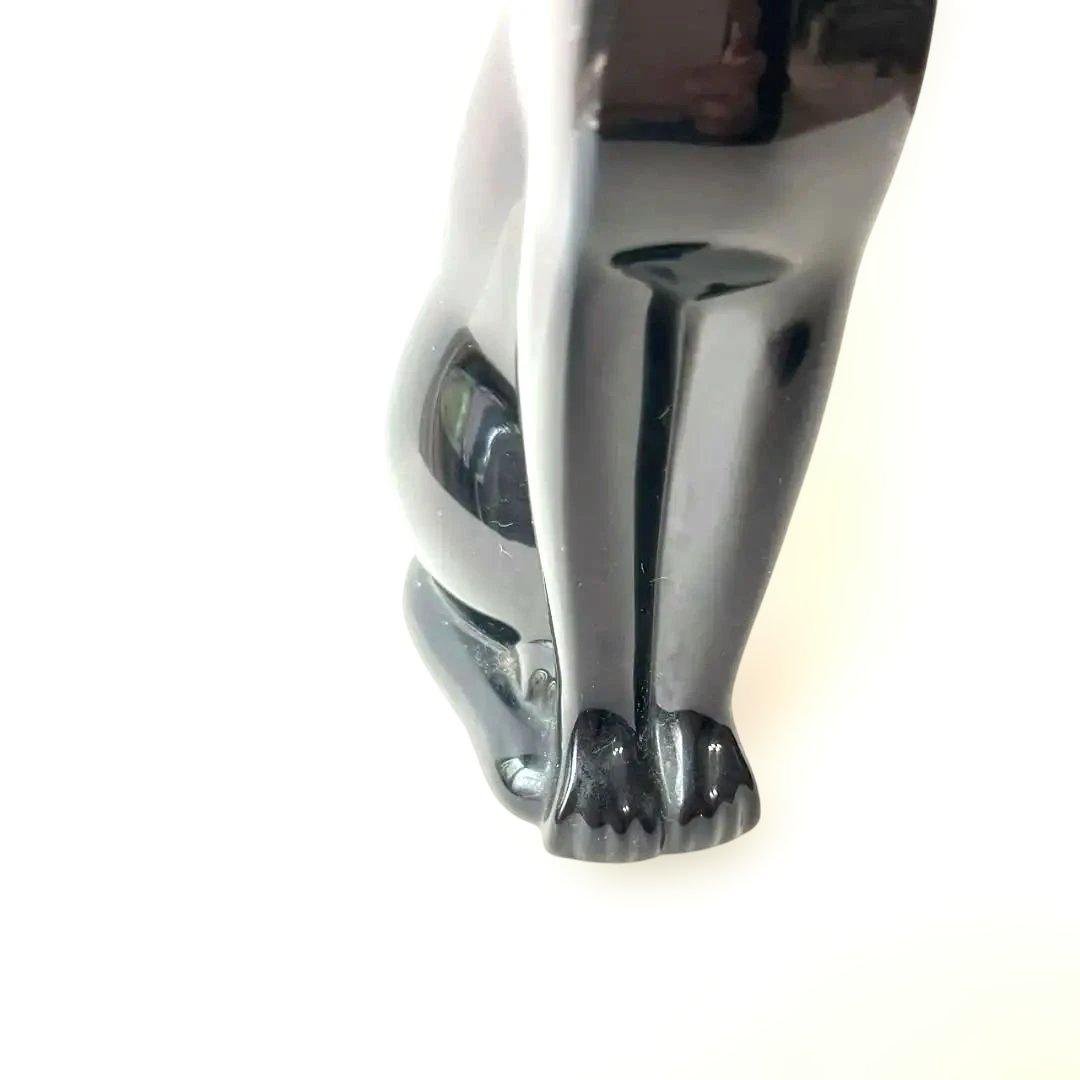 【稀少】オールド バカラ BACCARAT 16cm 黒猫