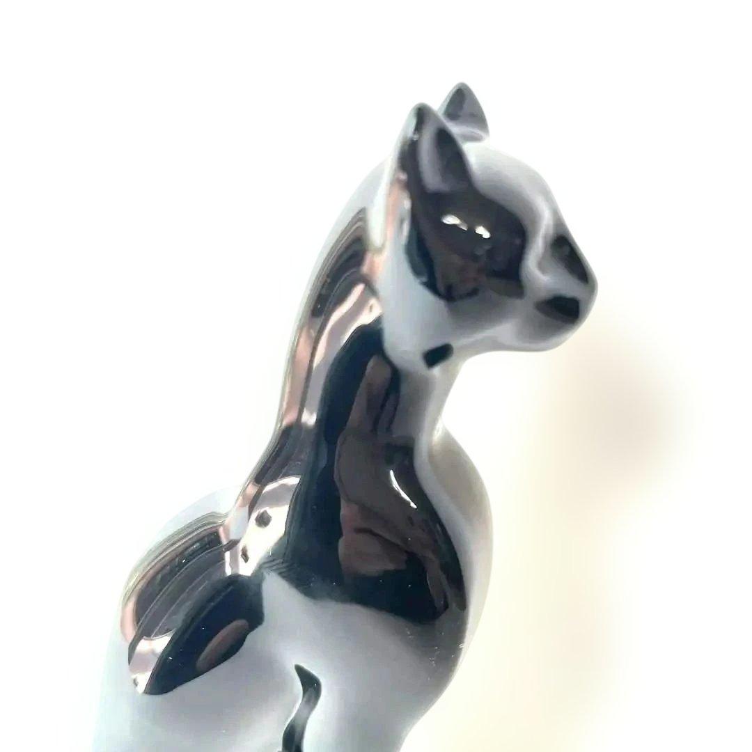 【稀少】オールド バカラ BACCARAT 16cm 黒猫