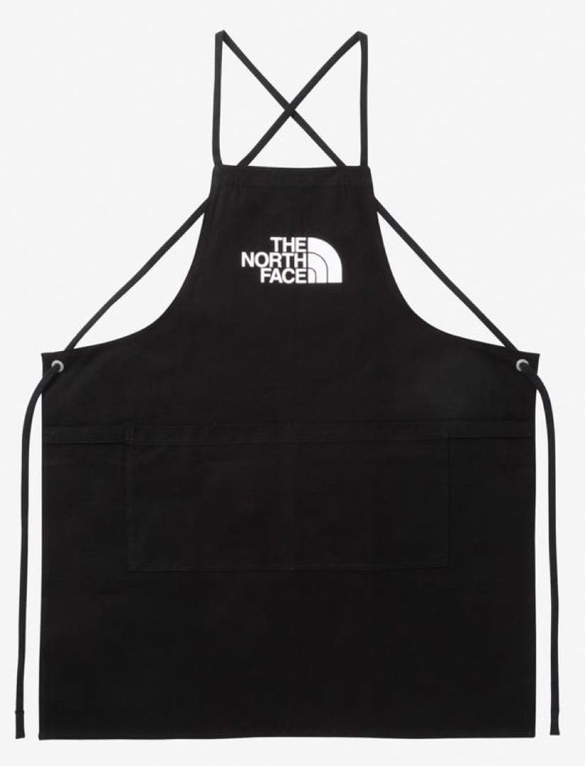 定番カラー黒！ノースフェイス ロゴエプロン ユニセックス　ブラック 新品未使用