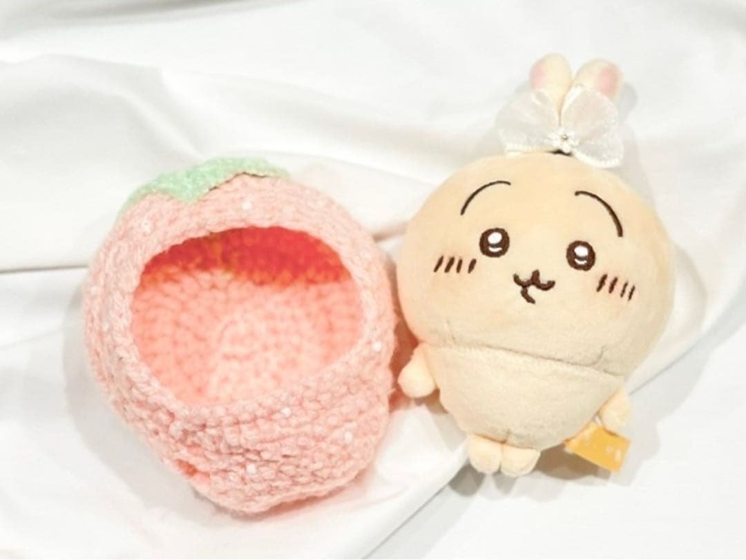 ❁《 ちいかわ もちっとぷちミニマスコット 》❁ いちご ぬい服 オーダー用出品