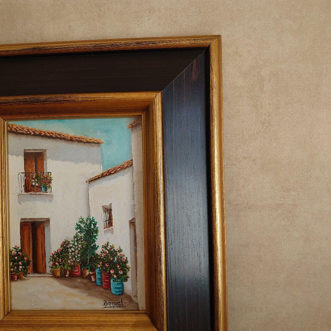 バーナル　アンダルシヤ風景　油彩