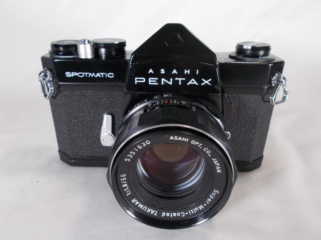 フィルムカメラ 整備済 完動品　Pentax SP + f/1.8　R178