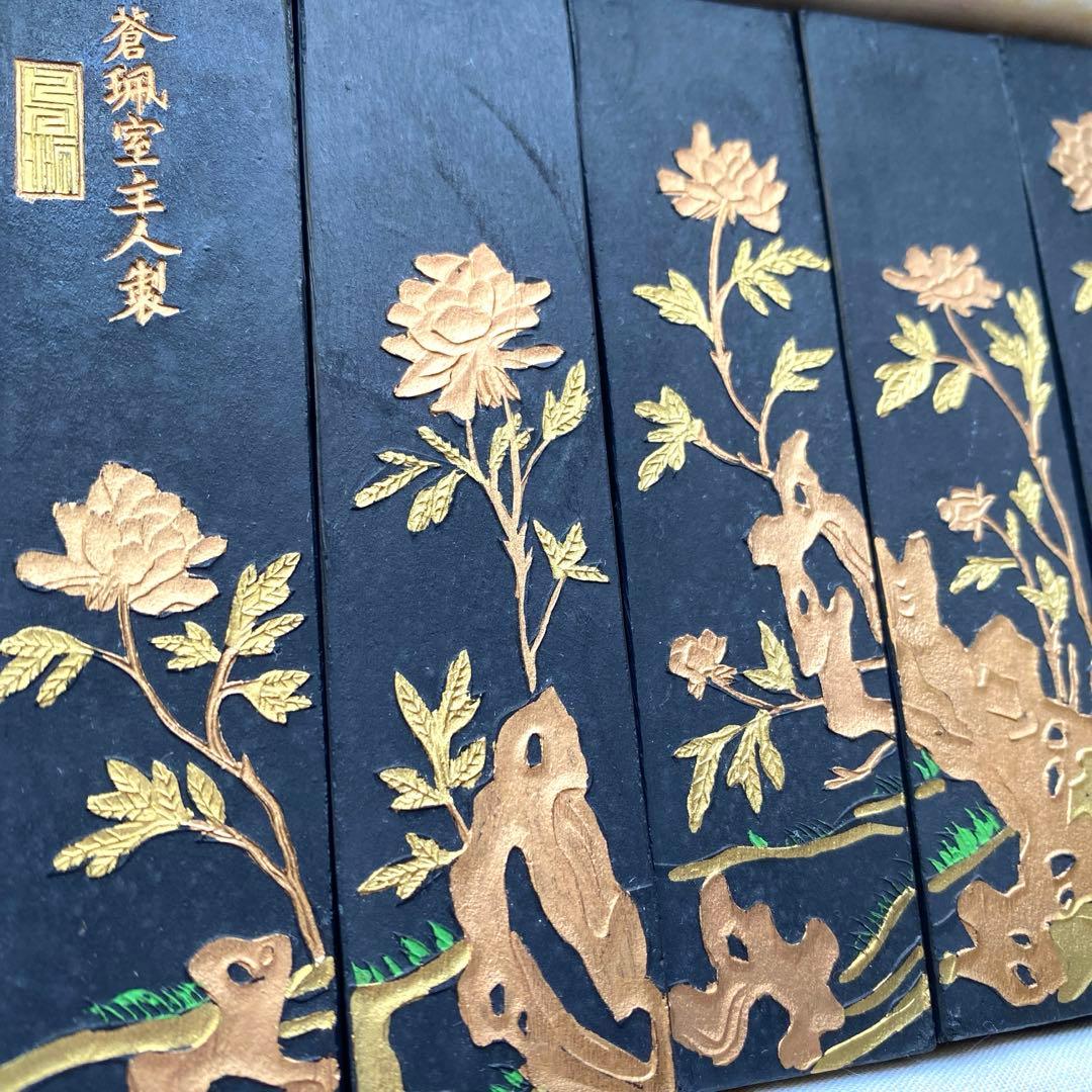 【未使用】中国名墨 胡開文 蒼珮室主人製 5本セット 古墨　書道　習字