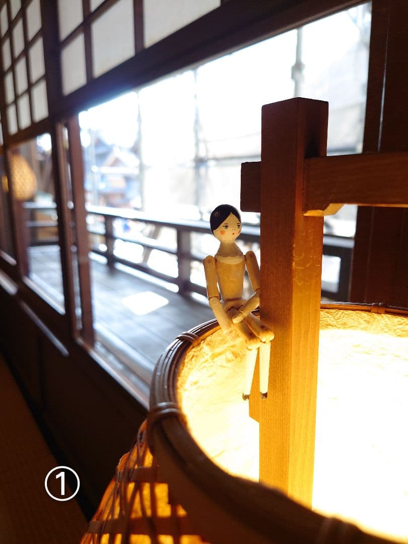 Jack Lou㉒ ミニチュア ペグドール ハンドメイド アンティーク風