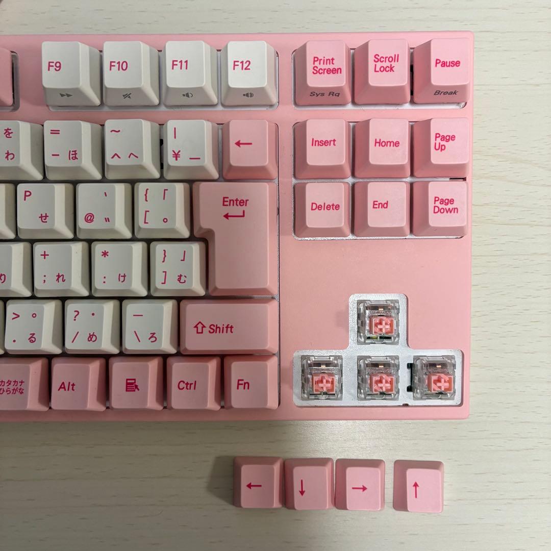 Varmilo 桜 Sakura キーボード（サクラ軸/静電容量/JIS配列）