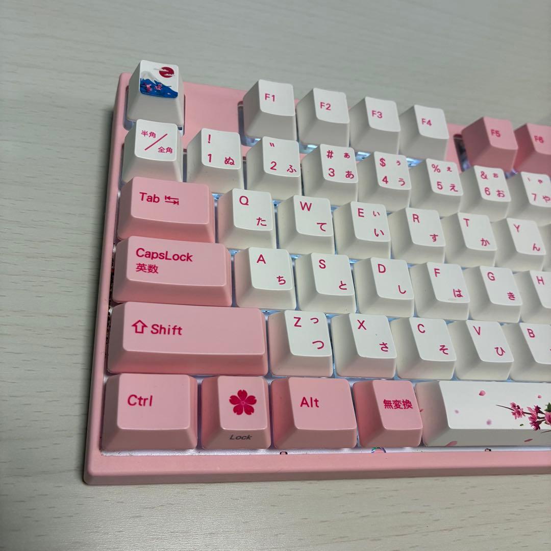 Varmilo 桜 Sakura キーボード（サクラ軸/静電容量/JIS配列）