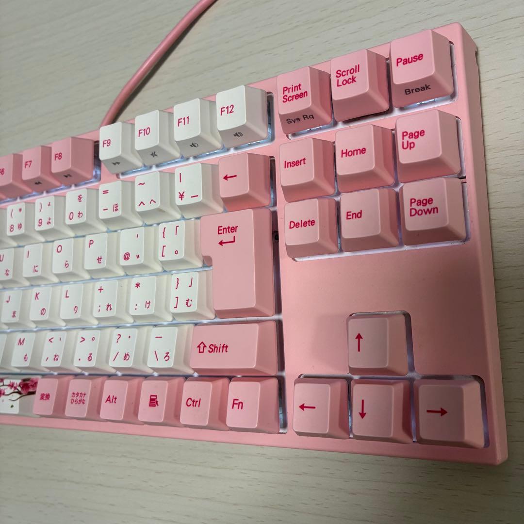 Varmilo 桜 Sakura キーボード（サクラ軸/静電容量/JIS配列）