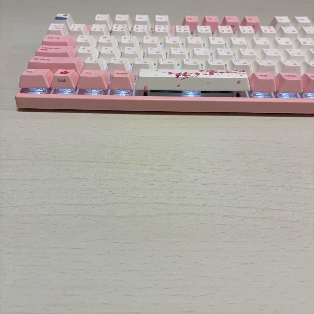 Varmilo 桜 Sakura キーボード（サクラ軸/静電容量/JIS配列）