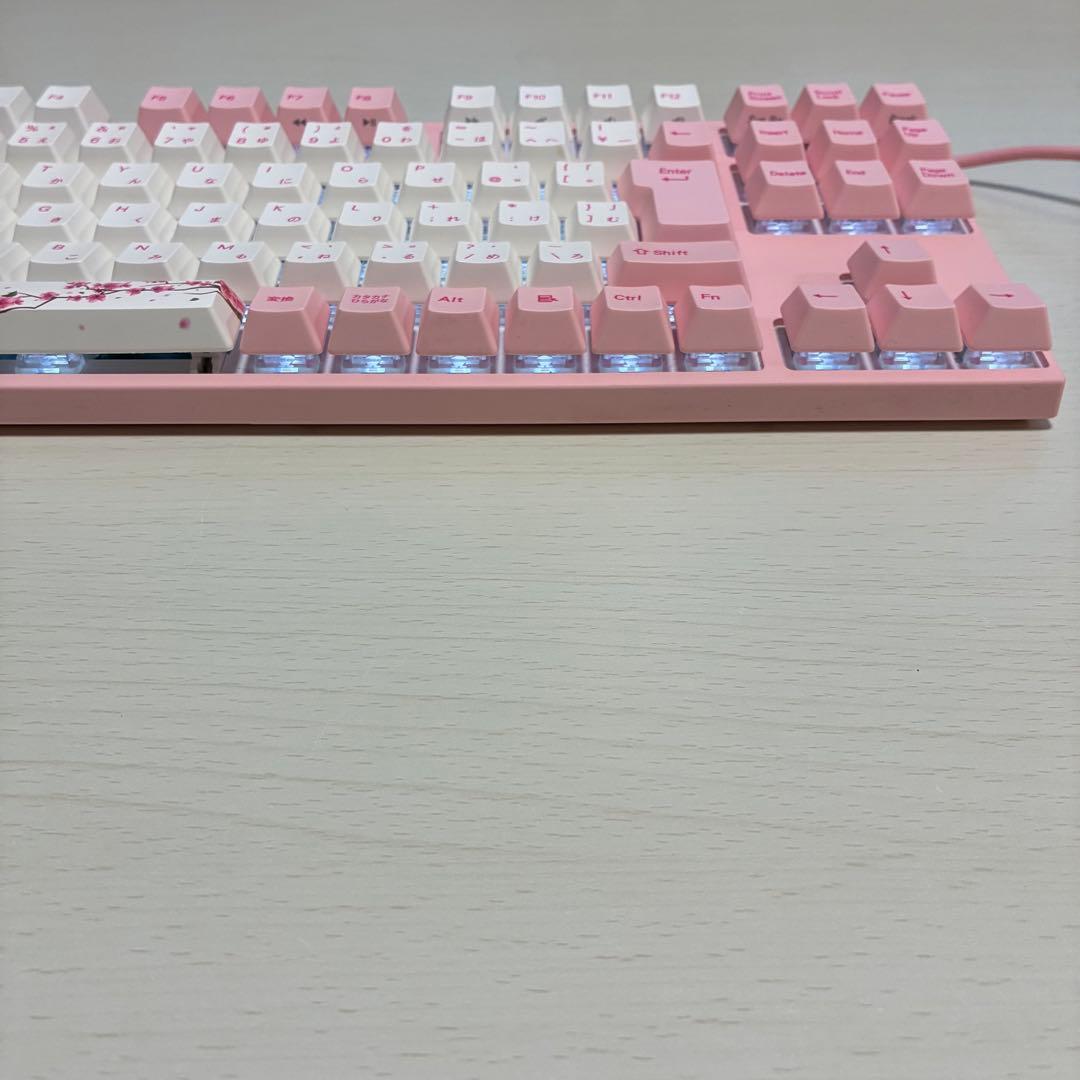 Varmilo 桜 Sakura キーボード（サクラ軸/静電容量/JIS配列）